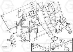 47066 Central lubrication with fitting parts. B2 L70E, Volvo Construction Equipment