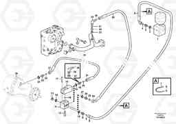 17608 Differential lock, hydraulic line L90E, Volvo Construction Equipment