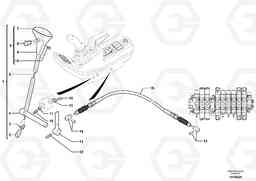 12752 Control lever : dozer blade EC30 TYPE 282, Volvo Construction Equipment
