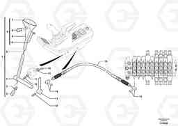 14649 Control lever : dozer blade EC35 TYPE 283, Volvo Construction Equipment