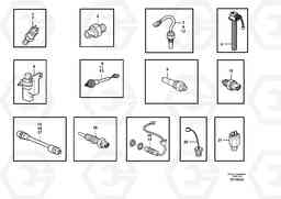 38203 Sensors, reference list L50D, Volvo Construction Equipment