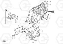 34351 Fuel injection pump with fitting parts A30D S/N -11999, - 60093 USA S/N-72999 BRAZIL, Volvo Construction Equipment