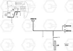 41338 Cable harness EW160B, Volvo Construction Equipment