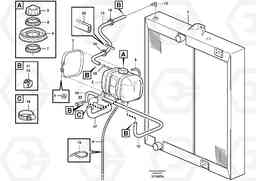 40773 Expansion tank with fitting parts L50E BRAZIL, S/N 71001 -, Volvo Construction Equipment