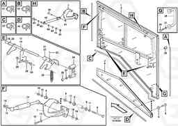 49899 Top plate, side hatches, rear L120E S/N 16001 - 19668 SWE, 64001- USA, 70701-BRA, Volvo Construction Equipment