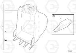 21702 Bucket EC14 TYPE 246, 271, Volvo Construction Equipment