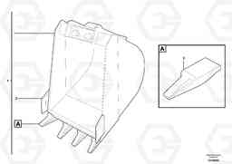 5630 Buckets for Quickfit EC15 TYPE 265 XR, Volvo Construction Equipment