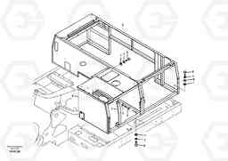 10138 Cowl frame EC360B, Volvo Construction Equipment