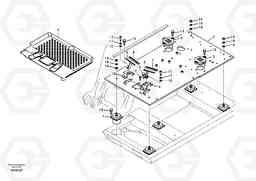 14219 Cabin floor EC330B, Volvo Construction Equipment