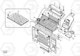 34334 Instrument panel, radio panel EC360B, Volvo Construction Equipment