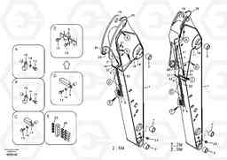 98667 Dipper arm and grease piping with piping seat EC360B, Volvo Construction Equipment