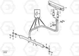 7910 Central lubrication, tool bar L90F, Volvo Construction Equipment