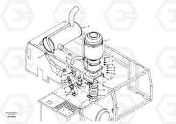 8091 Inlet system, pre-cleaner EC460B, Volvo Construction Equipment