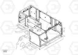 5245 Cowl frame EC240B SER NO INT 12641- EU & NA 80001-, Volvo Construction Equipment