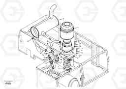 43525 Inlet system, pre-cleaner EC330B, Volvo Construction Equipment