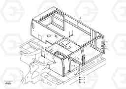 32181 Cowl frame EC330B, Volvo Construction Equipment