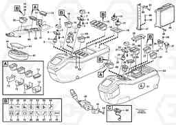 47234 Rocker switch panel EW180B, Volvo Construction Equipment