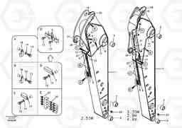 97732 Dipper arm and grease piping with piping seat EC460B, Volvo Construction Equipment