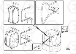 5394 Rear view mirror L180E HIGH-LIFT S/N 5004 - 7398, Volvo Construction Equipment