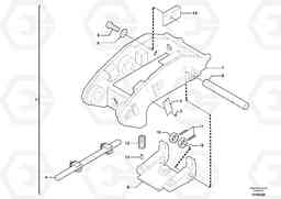 102358 Tool holder / mechanical control EC30 TYPE 282, Volvo Construction Equipment