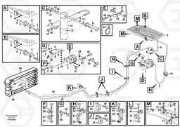 90473 Assembly of hose: evaparator, receiver drier and condenser. L70E, Volvo Construction Equipment