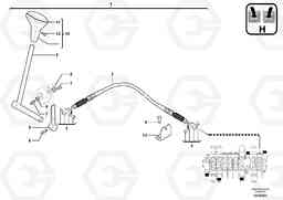 102096 Control lever : dozer blade EC14 TYPE 246, 271, Volvo Construction Equipment