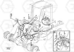 24936 Cable harness, front L180E S/N 8002 - 9407, Volvo Construction Equipment