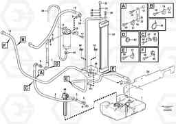 101936 Fuel pipes, fuel tank - injection pump L90E, Volvo Construction Equipment