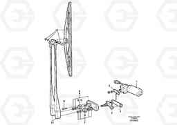 64031 Windshield wiper, front L180E S/N 5004 - 7398 S/N 62501 - 62543 USA, Volvo Construction Equipment