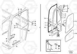 2452 Cab : door EC35 TYPE 283, Volvo Construction Equipment