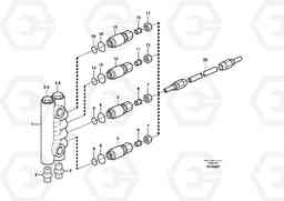 7891 Distribution block, B3 L60F, Volvo Construction Equipment