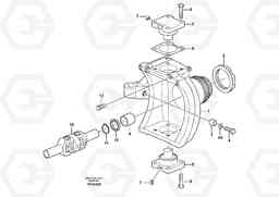 37423 Front axle, Knuckle ret EW160B, Volvo Construction Equipment