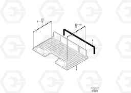 2453 Cabin floor ( standard and canopy ) EC35 TYPE 283, Volvo Construction Equipment