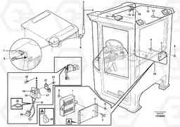 105802 Voltage converter and cable harness for radio. L90E, Volvo Construction Equipment