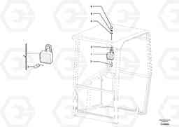 1777 Front headlight on canopy EC35 TYPE 283, Volvo Construction Equipment