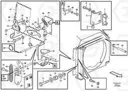 34570 Fan housing with fitting parts L180E S/N 5004 - 7398 S/N 62501 - 62543 USA, Volvo Construction Equipment