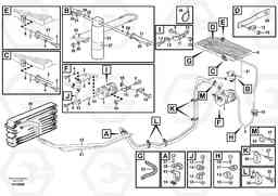 86656 Assembly of hose: evaparator, receiver drier and condenser. L110E S/N 1002 - 2165 SWE, 60001- USA,70201-70257BRA, Volvo Construction Equipment