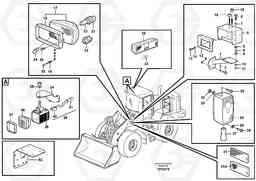 82328 Lighting, front L150E S/N 8001 -, Volvo Construction Equipment