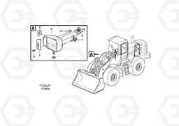 19068 Lighting, front L180E S/N 5004 - 7398 S/N 62501 - 62543 USA, Volvo Construction Equipment