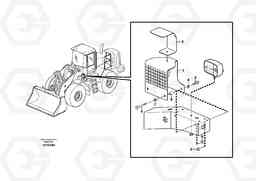 85447 Protection for lighting. L120E S/N 16001 - 19668 SWE, 64001- USA, 70701-BRA, Volvo Construction Equipment