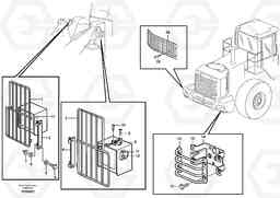 47436 Protection for lighting. L120E S/N 16001 - 19668 SWE, 64001- USA, 70701-BRA, Volvo Construction Equipment