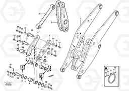 77086 Forward links with assembly parts L180E S/N 5004 - 7398 S/N 62501 - 62543 USA, Volvo Construction Equipment