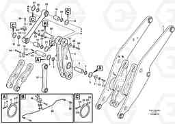 77842 Rear links with assembly parts L180E S/N 5004 - 7398 S/N 62501 - 62543 USA, Volvo Construction Equipment