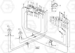 18972 Servo hydraulics, boom, dipper arm EW160B, Volvo Construction Equipment