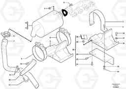 105120 Muffler EC35 TYPE 283, Volvo Construction Equipment