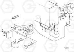 45928 Secondary steering system. L110E S/N 1002 - 2165 SWE, 60001- USA,70201-70257BRA, Volvo Construction Equipment