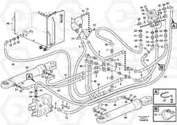 11329 Steering system, pressure and return lines L90E, Volvo Construction Equipment