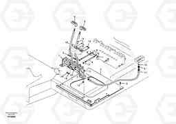 36027 Control links, travel EC55B, Volvo Construction Equipment