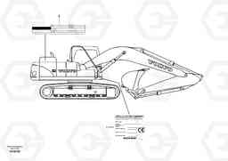 13152 Product identification plate EC135B SER NO 20001-, Volvo Construction Equipment