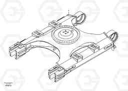 9808 Undercarriage frame EC240B APPENDIX FX FORESTRY VER., Volvo Construction Equipment